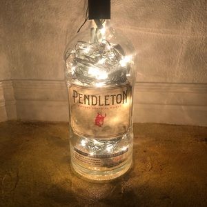 Decorative Lighted Pendleton Whisky Bottle